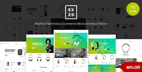Electronics eCommerce WordPress Woocommerce Theme - Exzo Logo
